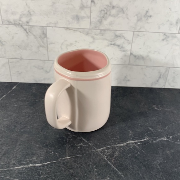 NWT Rae Dunn HEY GIRL ceramic mug with pink ribbon - Picture 3 of 4